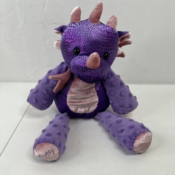 Scentsy Buddy Snap Dragon Purple Aromatherapy Plush Disney Minnie Love Scent Pak - Picture 2 of 16